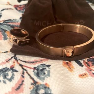 Michael Kors bracelet and ring